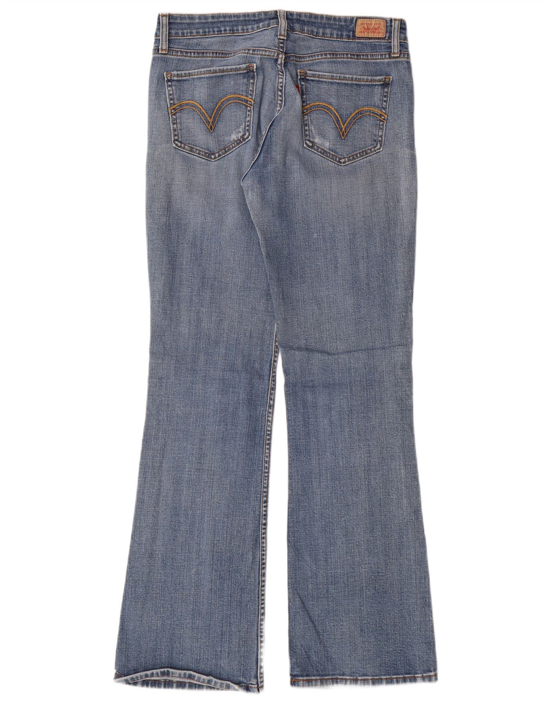 Γυναικείο Levi's 518 Super Low Bootcut Jeans US 9 Medium W30 L31 Μπλε βαμβακερό