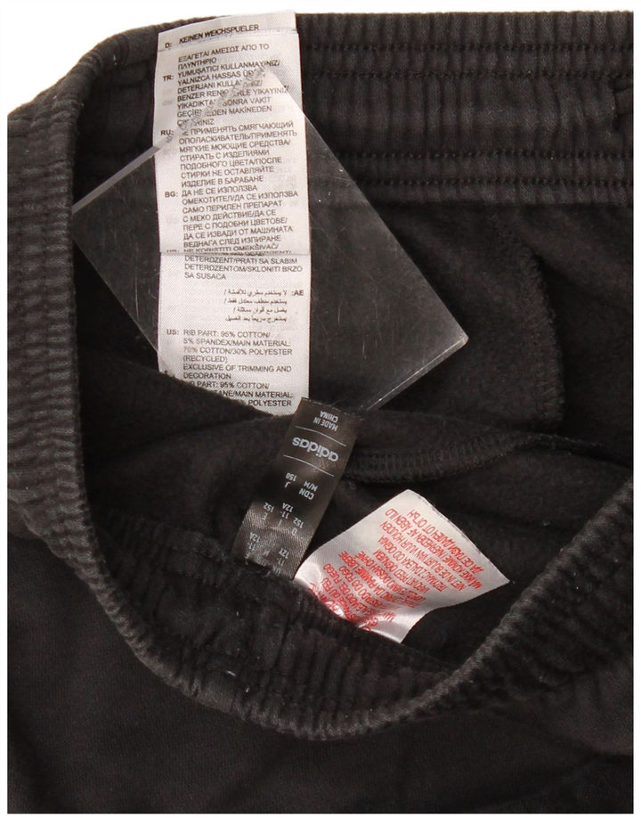 ADIDAS για αγόρια αθλητικά παντελόνια Joggers 11-12 ετών μαύρο βαμβακερό