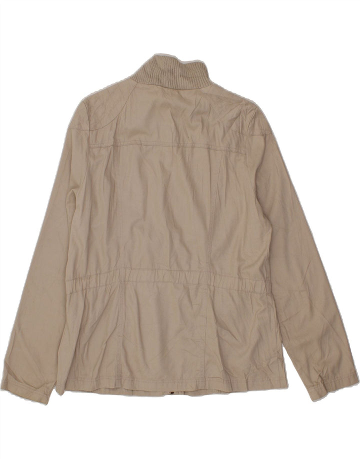 DKNY Womens Utility Jacket UK 18 XL Grey Cotton Vintage Dkny and Second-Hand Dkny from Messina Hembry 