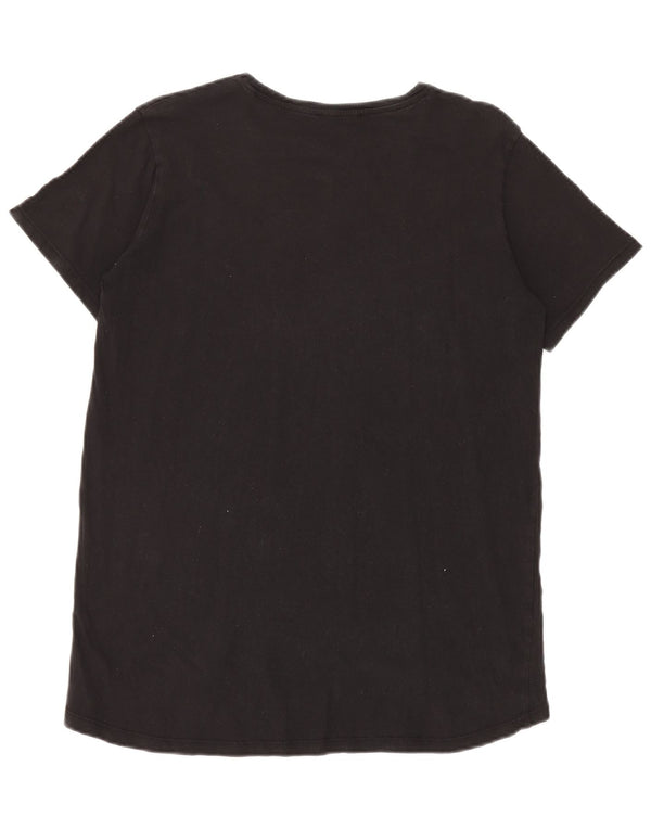 Zara Γυναικείο T-Shirt Top UK 16 Large Black
