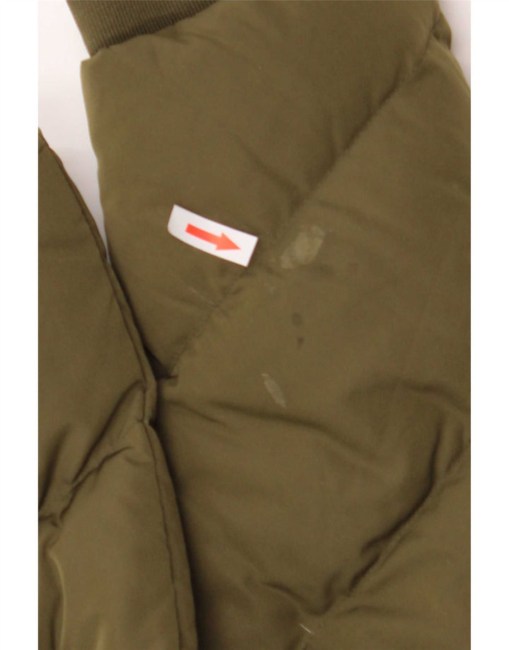 Guess Γυναικείο τζάκετ με επένδυση UK 12 Medium Khaki Polyester