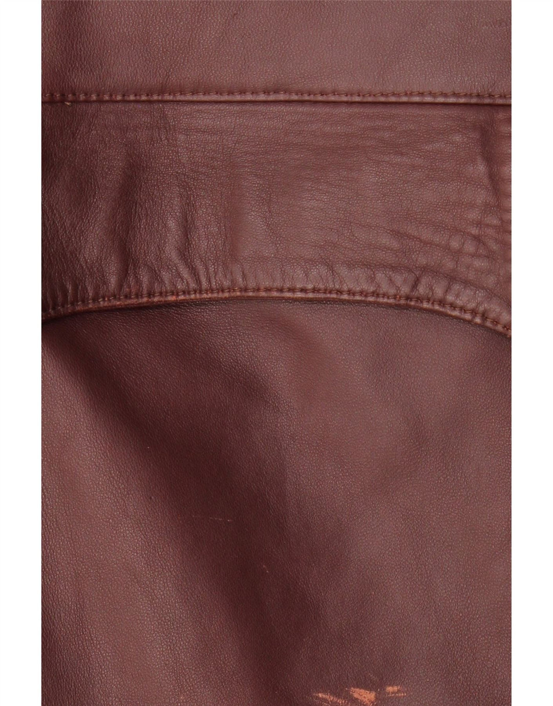 Vintage Γυναικείο Δερμάτινο Μπουφάν IT 50 XL Δέρμα Βουργουνδίας