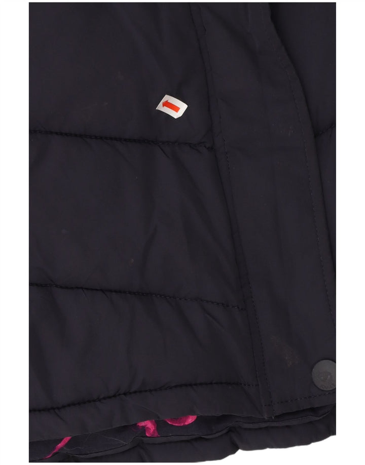 JOULES Womens Padded Gilet UK 14 Large Navy Blue