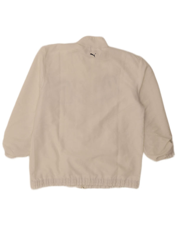 Puma Girls Graphic αθλητική φόρμα Top Jacket 15-16 Years Λευκό