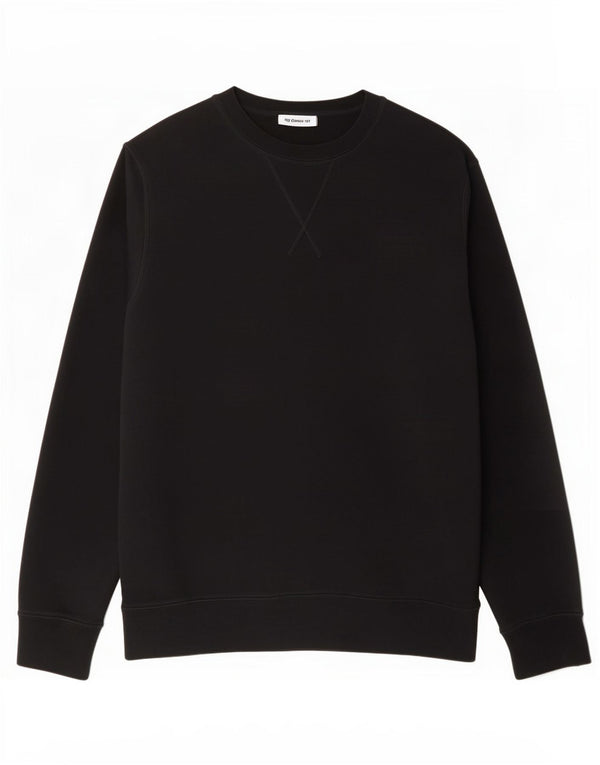 Marks & Spencer Mens Regular Fit Sweatshirt Jumper Medium Black Cotton