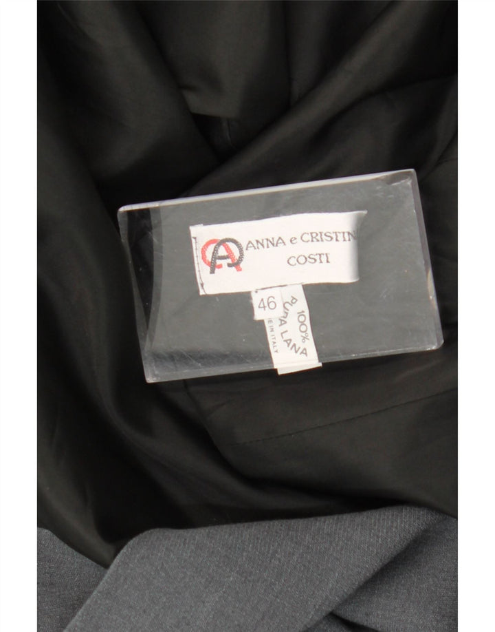 Vintage Γυναικείο Παλτό IT 46 Large Grey Wool