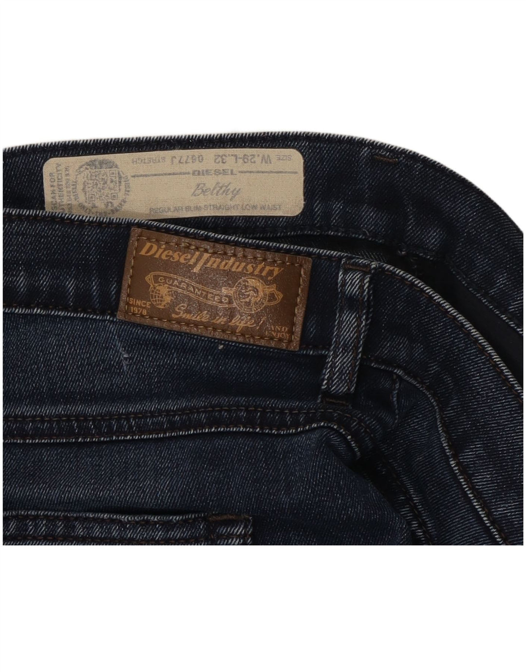 Diesel γυναικείο Belthy Regular Slim Straight Jeans W29 L30 Navy Blue Cotton