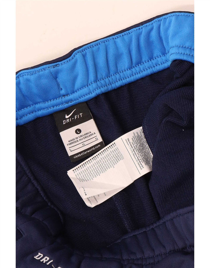 Ανδρικό παντελόνι αθλητικής φόρμας Nike Dri Fit Μεγάλο μπλε ναυτικό πολυεστέρα
