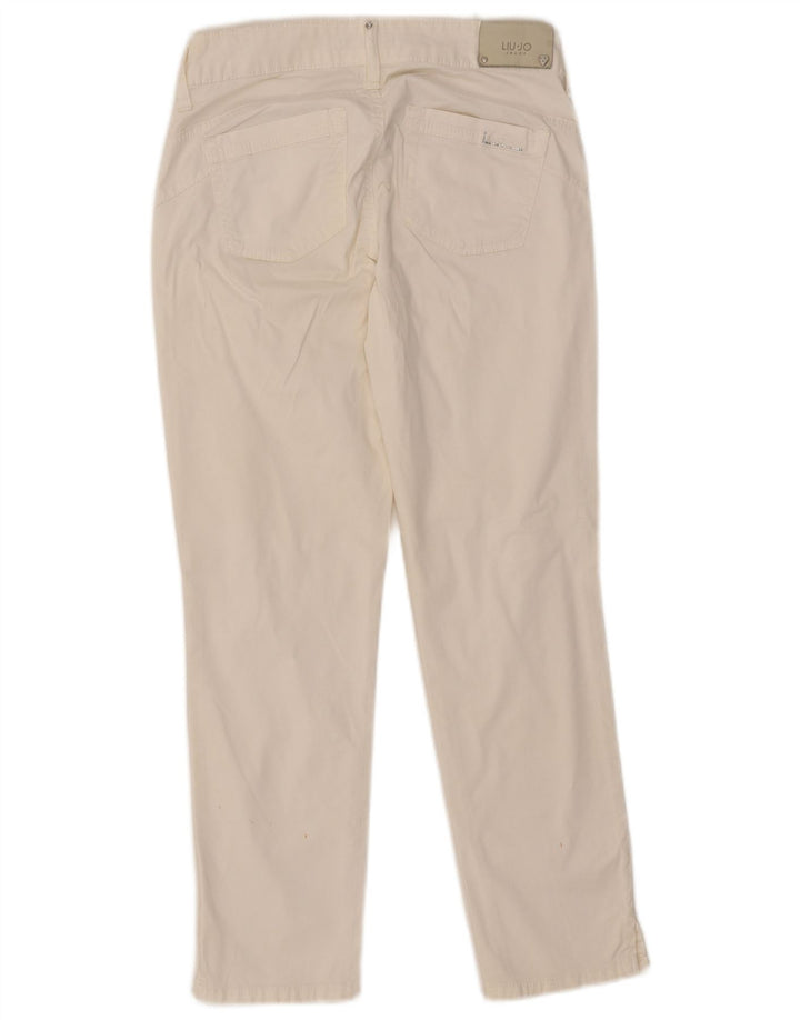 Liu Jo Γυναικείο Slim Jeans W28 L26 Λευκό βαμβακερό