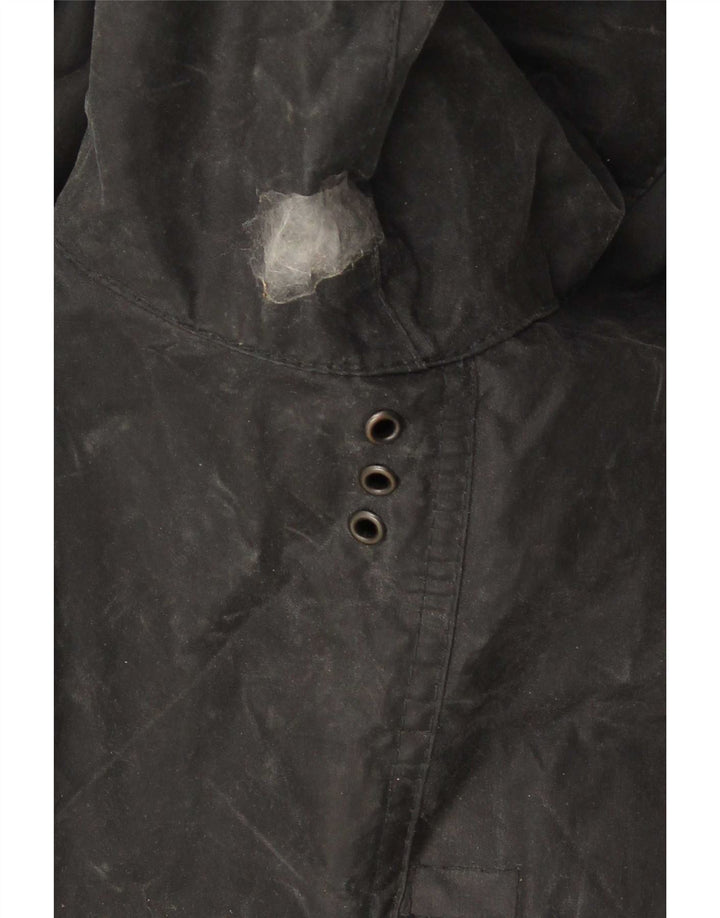 Ανδρικό κερωμένο βαμβακερό μπουφάν Barbour EU 50 Medium Black