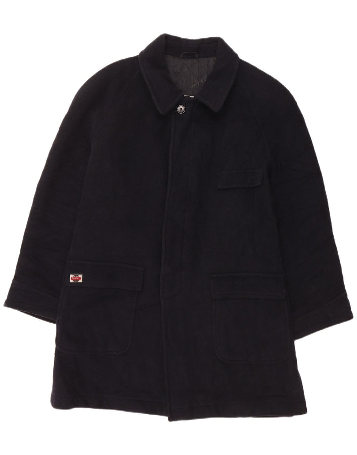 PIERRE CARDIN Ανδρικό Πανωφόρι UK 40 Large Navy Blue Cashmere