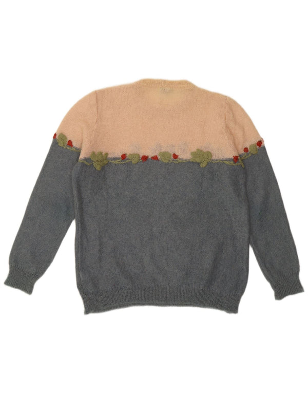 Γυναικείο πουλόβερ Norma Graphic Crew Neck Jumper IT 42 Medium Blue Colourblock