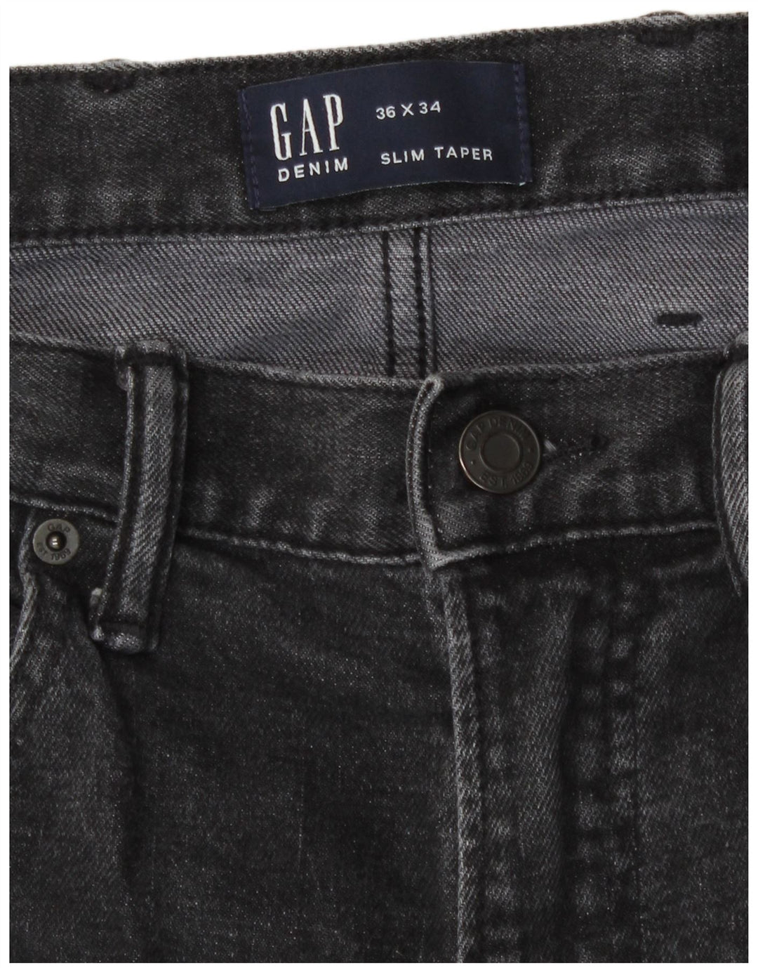 Ανδρικό τζιν Gap Slim Tapered W36 L34 Γκρι βαμβακερό