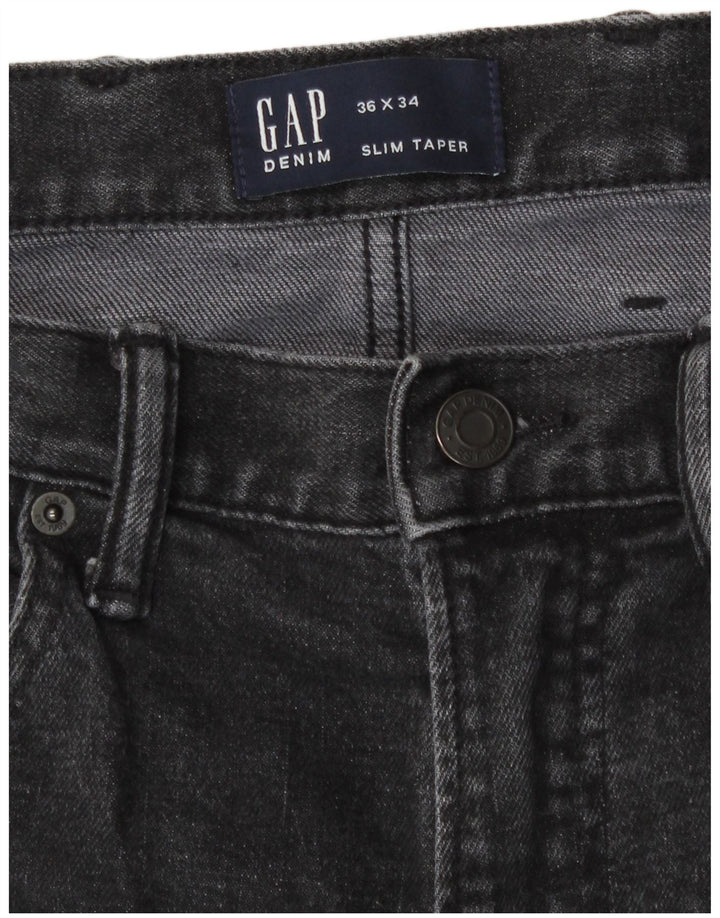 Ανδρικό τζιν Gap Slim Tapered W36 L34 Γκρι βαμβακερό
