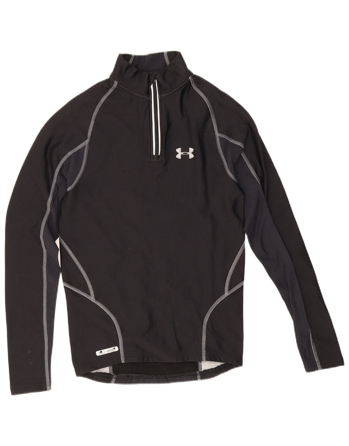 Ανδρική φόρμα φόρμας Under Armour Cold Gear Graphic Pullover Top Medium Black