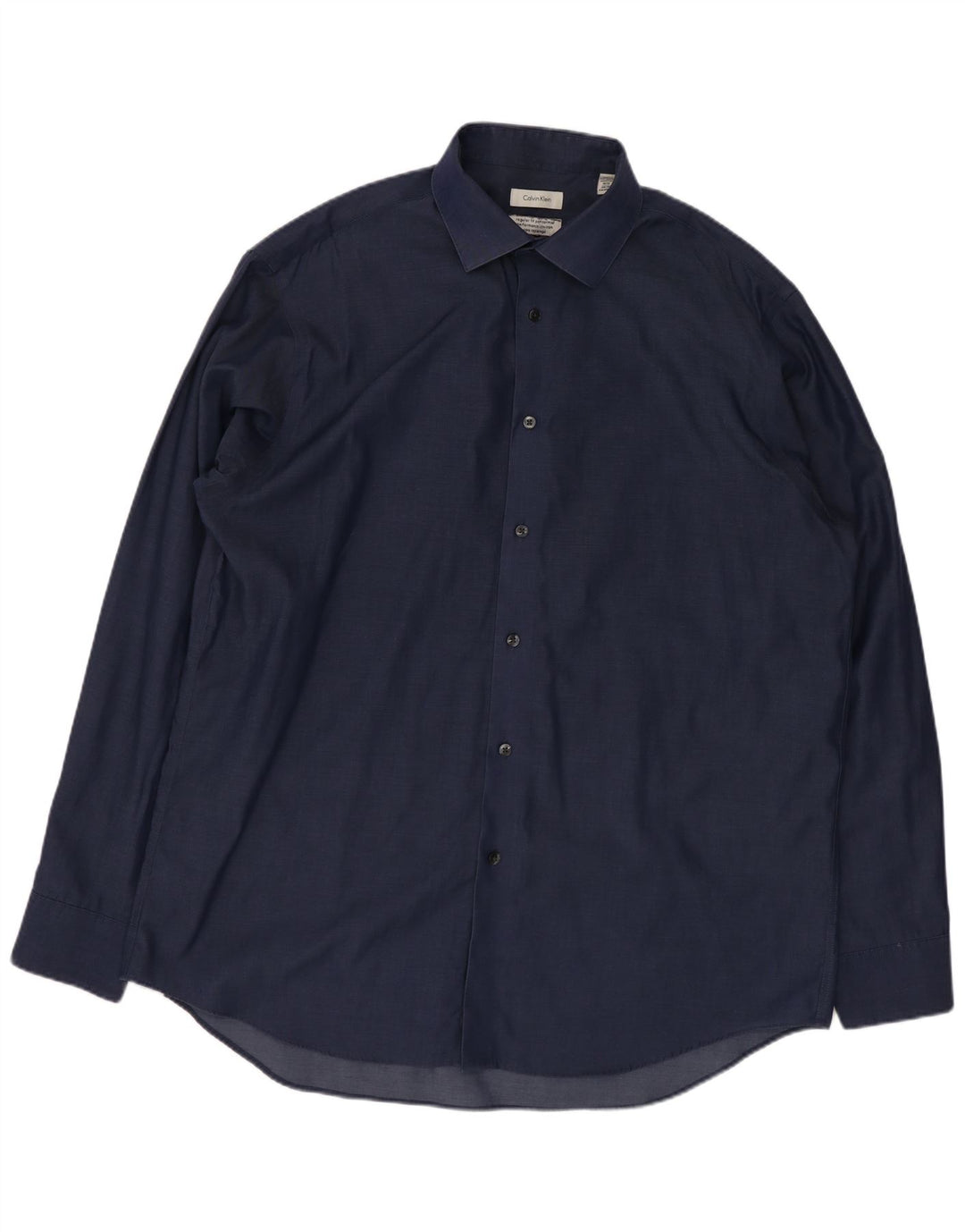 Ανδρικό πουκάμισο Calvin Klein Regular Fit Size 16 1/2 Large Navy Blue