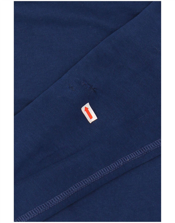 ABERCROMBIE & FITCH Γυναικεία γραφικά κουκούλα κουκούλα UK 14 Medium Navy Blue