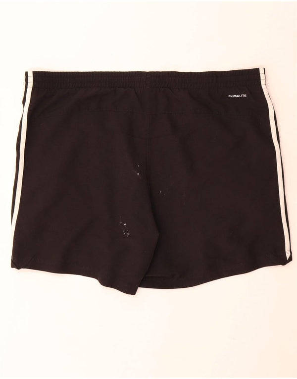 Ανδρικό σορτς Adidas Climalite Sport μεγάλο μαύρο πολυεστέρα