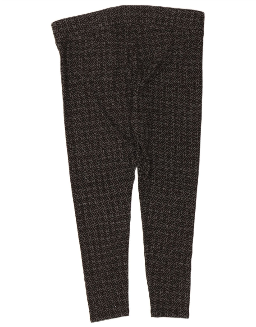 Marks & Spencer Γυναικεία κολάν Capri UK 16 Large Grey Geometric Polyester
