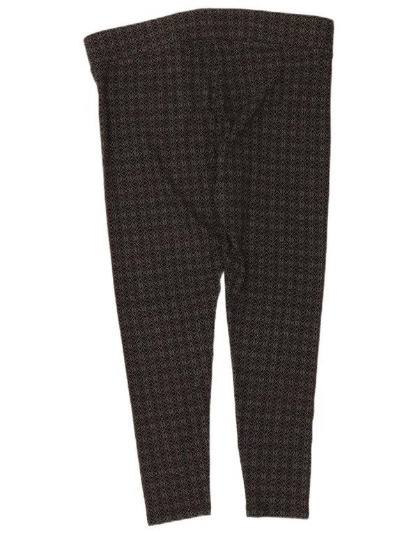Marks & Spencer Γυναικεία κολάν Capri UK 16 Large Grey Geometric Polyester