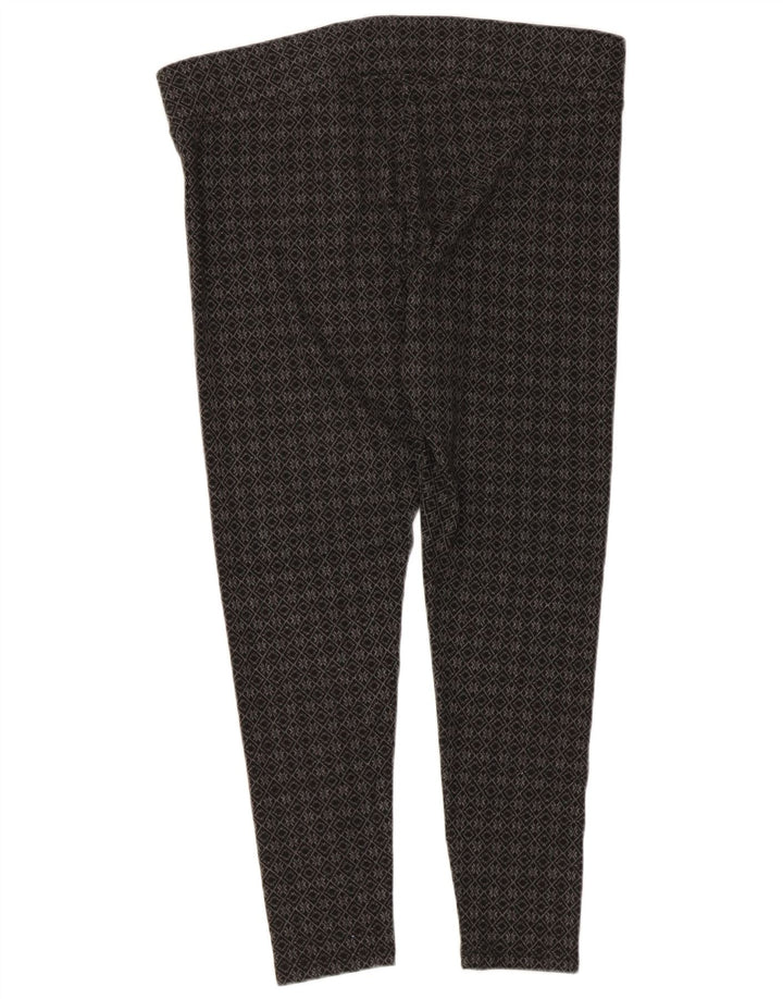 Marks & Spencer Γυναικεία κολάν Capri UK 16 Large Grey Geometric Polyester
