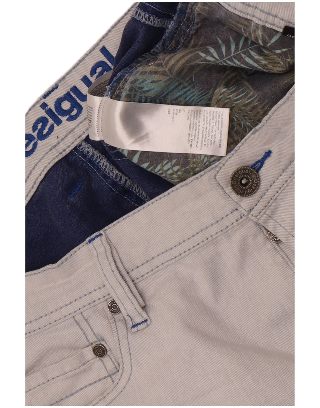 Ανδρικό Slim Jeans Desigual W36 L33 Μπλε βαμβακερό