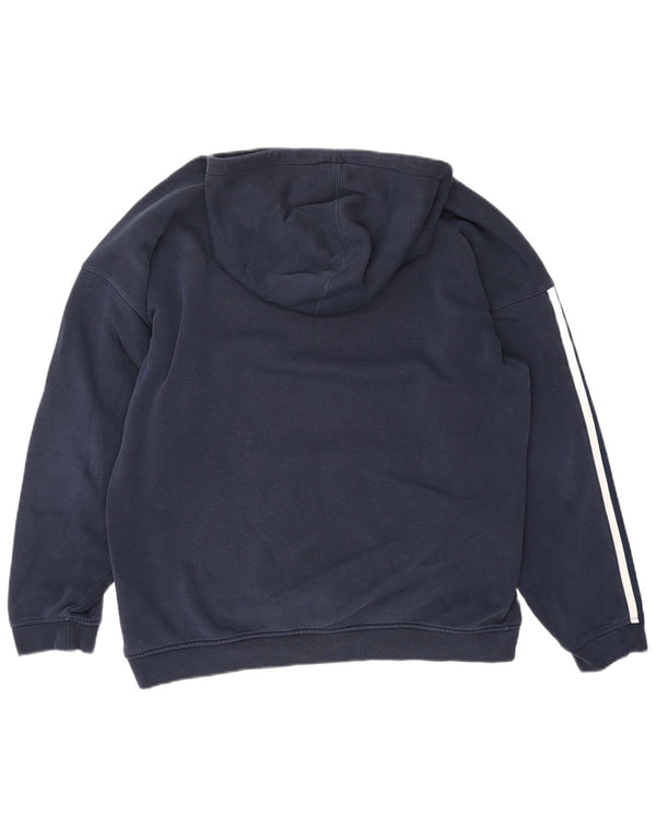 Ανδρικό γραφικό κουκούλα Adidas Jumper Medium Navy Blue