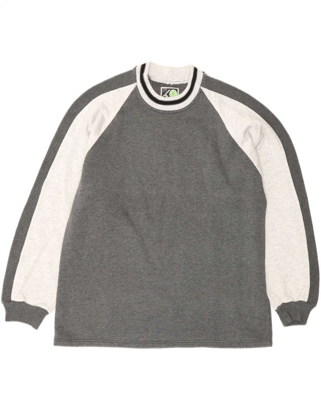 Vintage Ανδρικό Φούτερ Jumper Μεγάλο Γκρι Χρώμα Ακρυλικό