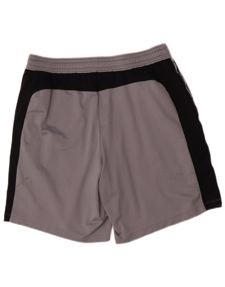 Ανδρικό γραφικό αθλητικό σορτς Under Armour Μεγάλο γκρι χρώμα πολυεστέρα