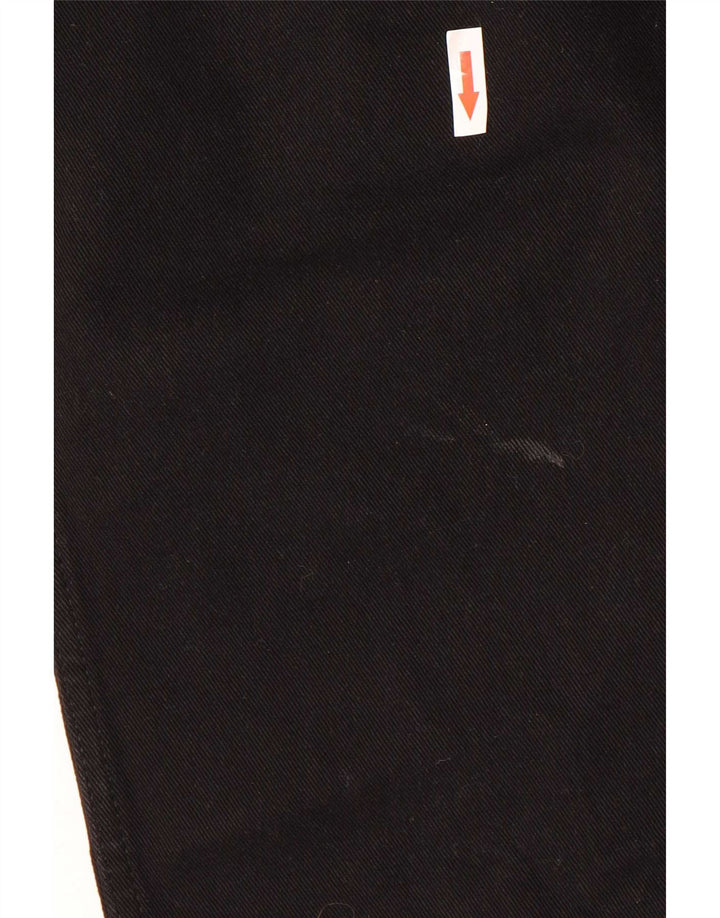 Ανδρικό τζιν Wrangler ίσιο W34 L34 μαύρο βαμβακερό