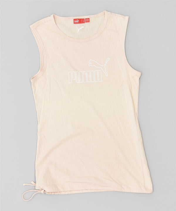 Γυναικείο γραφικό γιλέκο PUMA UK 10 Small Off White Βαμβακερό