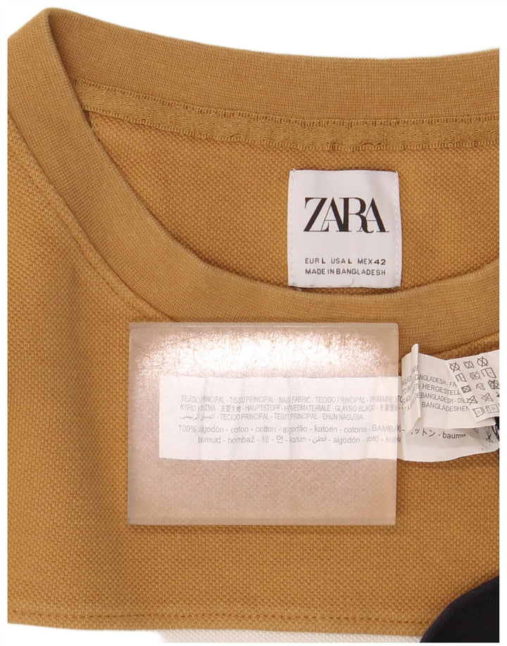 Ανδρικό φούτερ Zara Jumper Μεγάλο πολύχρωμο βαμβακερό χρώμα