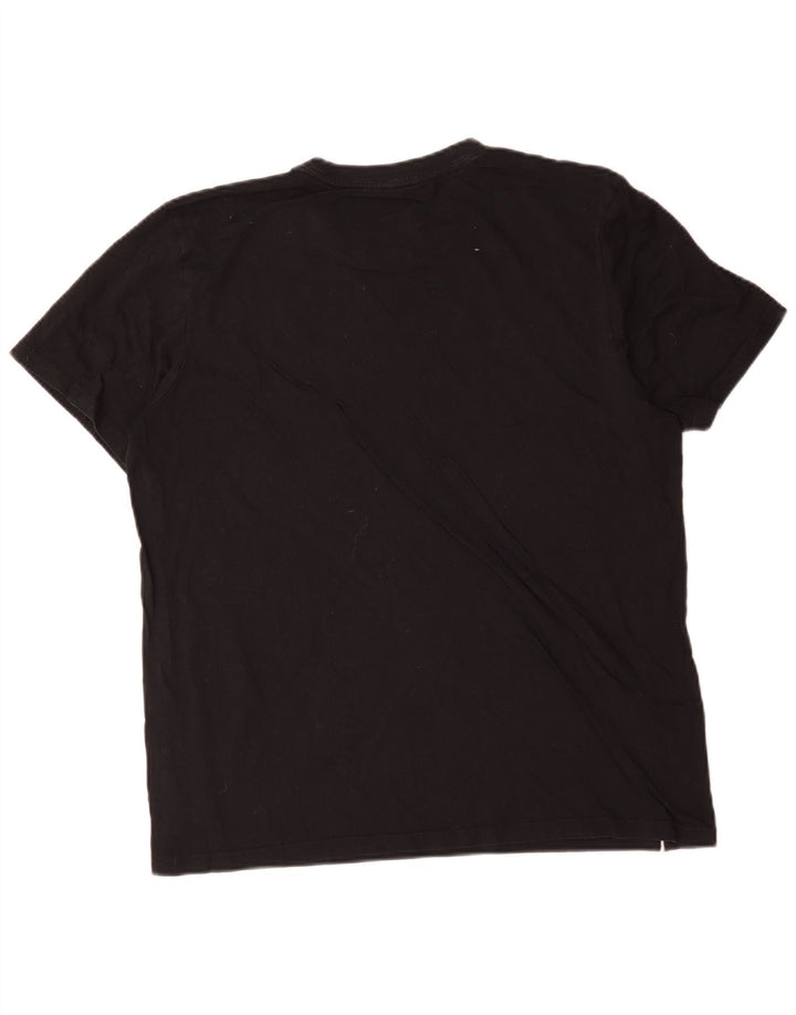 Ανδρικό T-Shirt Adidas Top μεγάλο μαύρο βαμβακερό