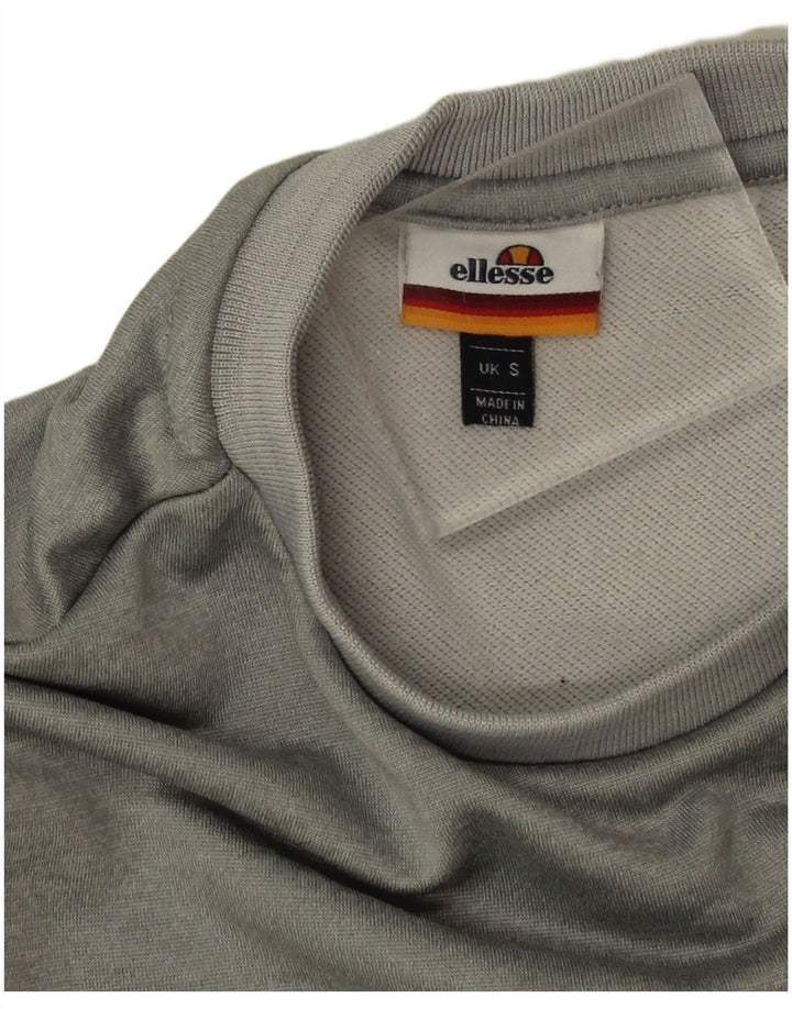 Ανδρικό γραφικό φούτερ Ellesse Jumper Small Grey Colourblock Polyester