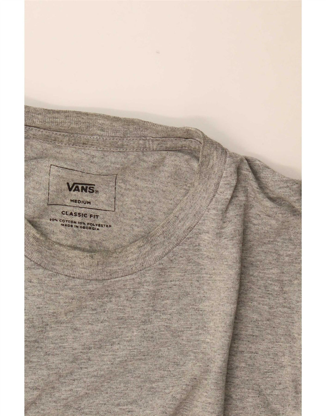 Ανδρικό T-Shirt Vans Κλασική Εφαρμογή Τοπ μεσαίου γκρι βαμβακερό