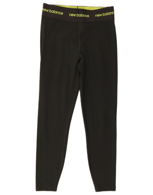 NEW BALANCE Γυναικεία γραφικά κολάν UK 12 Medium Khaki Polyester