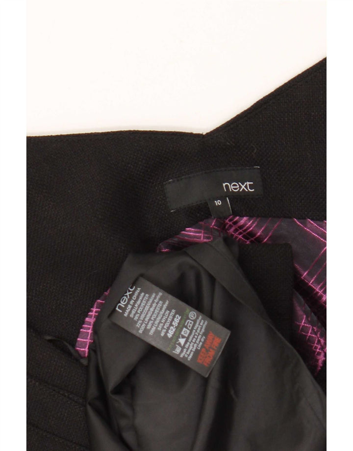 Επόμενο γυναικείο αμάνικο φόρεμα UK 10 Small Black Polyester