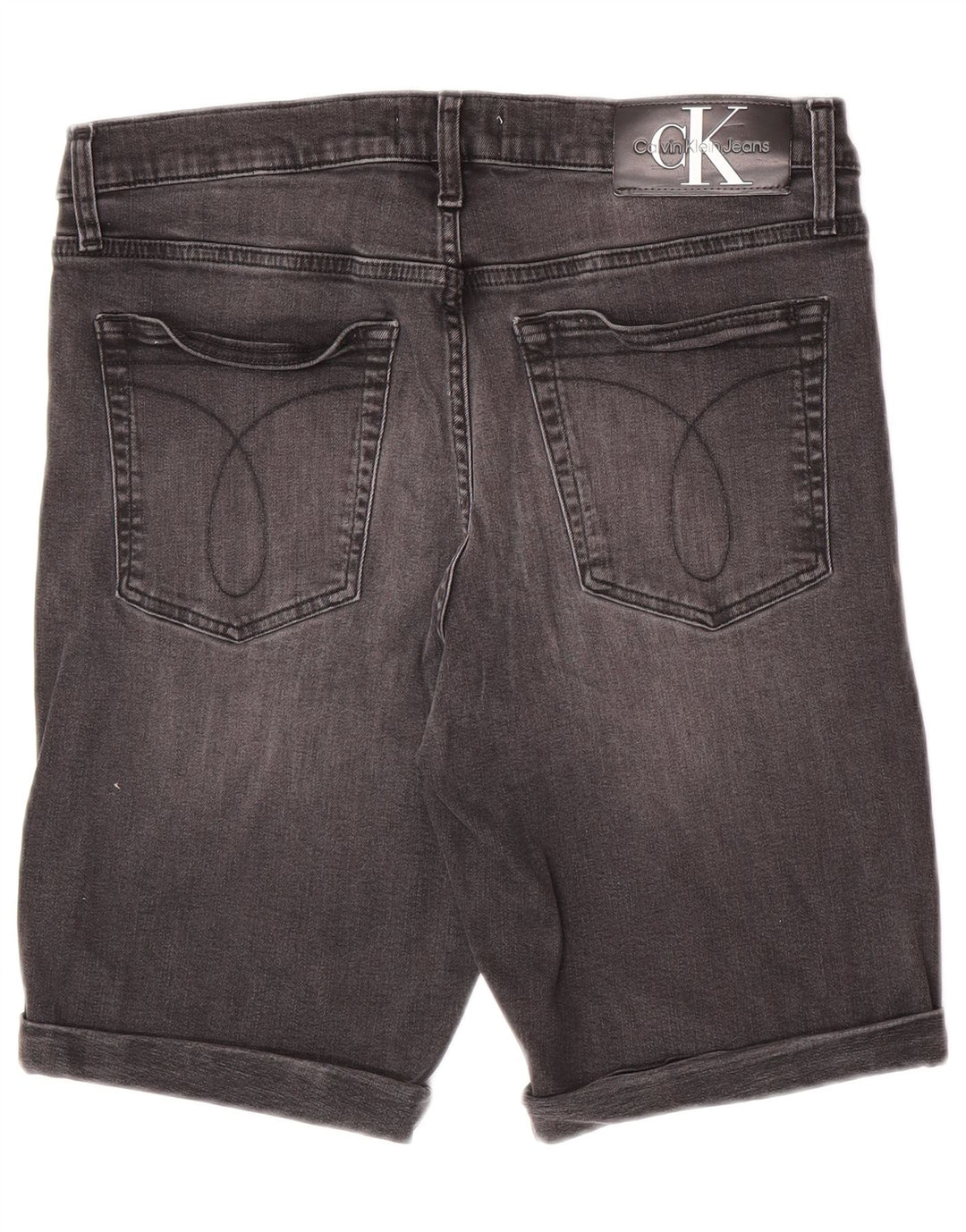 Ανδρικό τζιν σορτς Calvin Klein Slim W33 Βαμβακερό μεσαίο γκρι