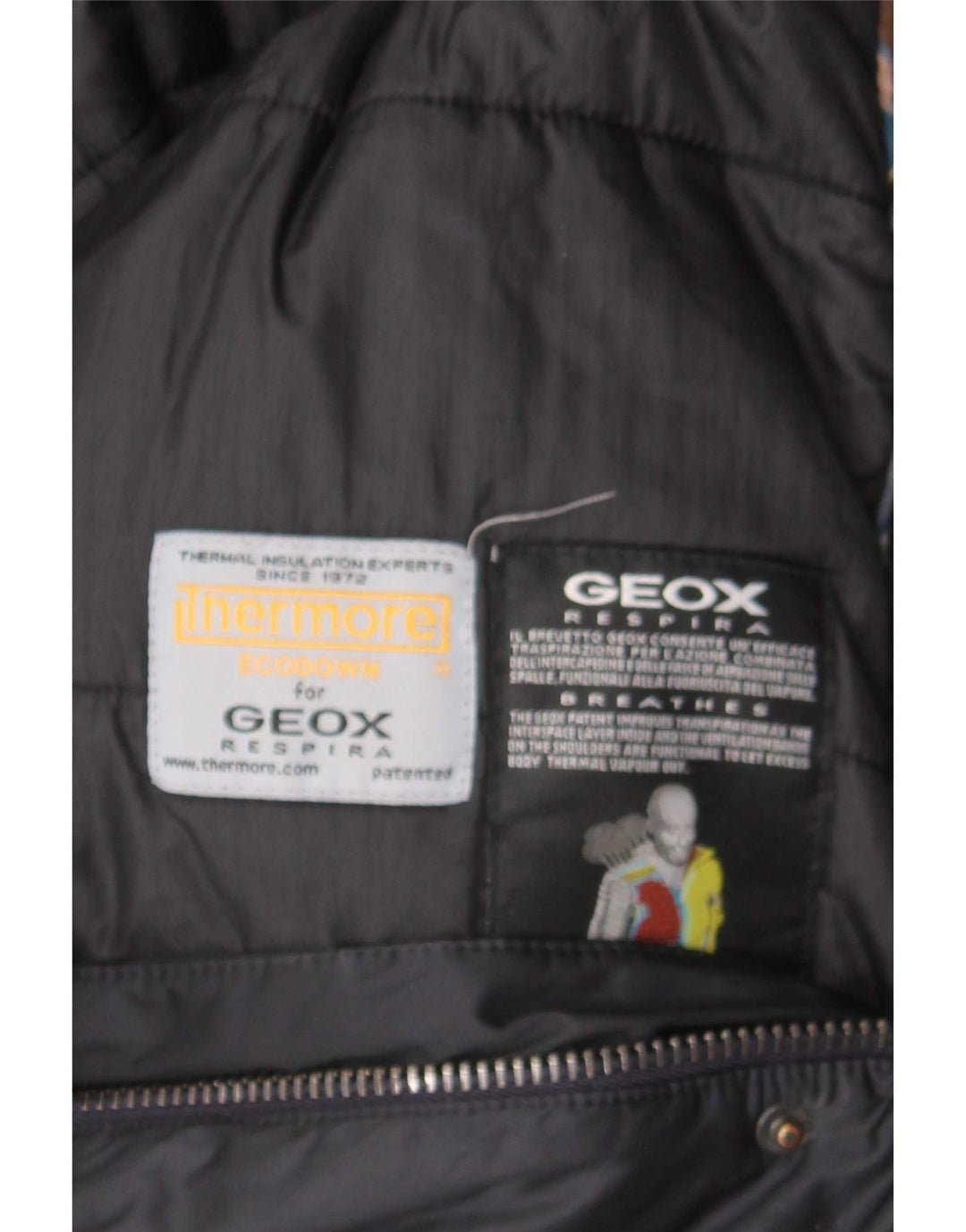 Ανδρικό μπουφάν Geox Respira UK 40 Large Black