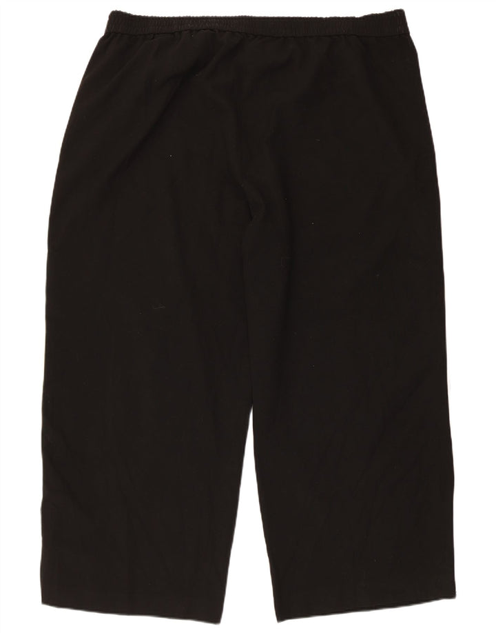 Marks & Spencer Γυναικεία φόρμα παντελόνια Crop UK 24 4XL Μαύρο Πολυεστέρας