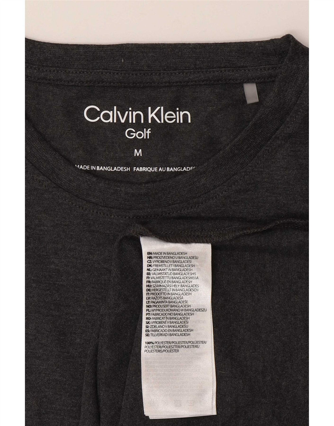 Ανδρικό T-Shirt Calvin Klein Top Medium Grey Polyester