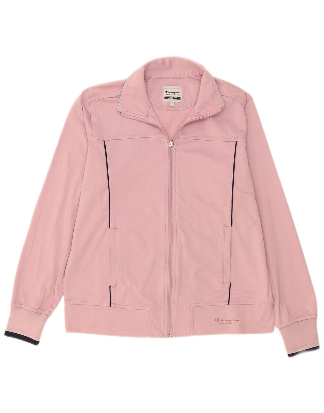 Champion Womens Easy Fit Oversized αθλητική φόρμα Top Jacket UK 10 Small Pink