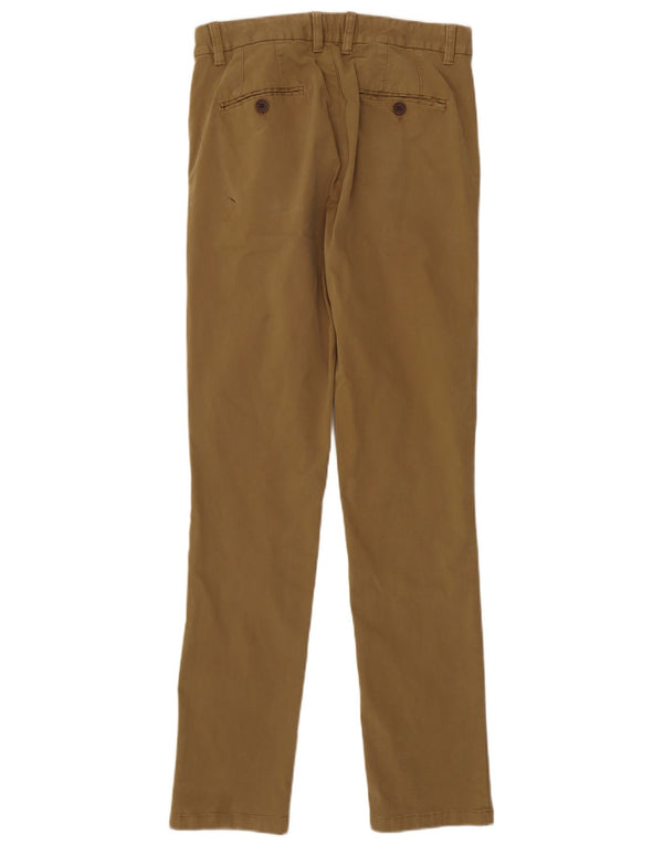 Ανδρικό παντελόνι chino αδύνατο πρόσωπο W32 L34 Μπεζ βαμβακερό