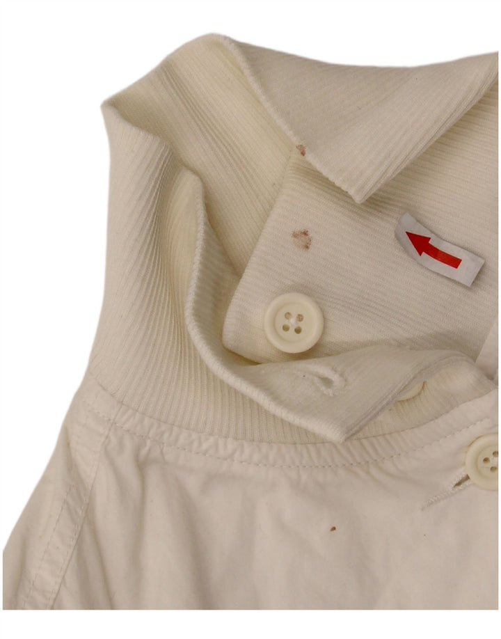 Sergio Tacchini Γυναικείο Crop Bomber Jacket UK 10 Small White Polyester