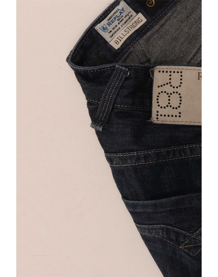 Replay Ανδρικό ίσιο τζιν W34 L28 Navy Blue