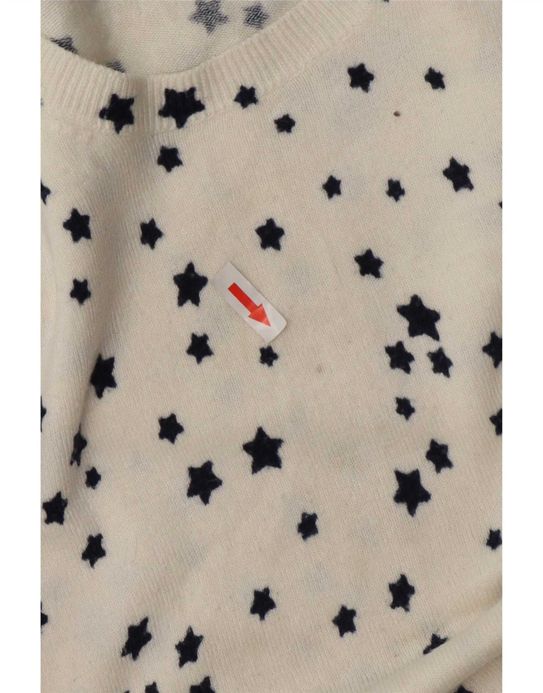 Marks & Spencer Γυναικείο πουλόβερ με λαιμόκοψη UK 16 Large Off White