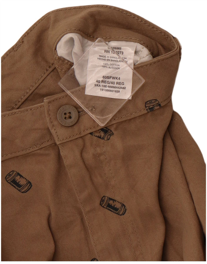 Ανδρικό σορτς WRANGLER Graphic Cargo W40 XL Καφέ Βαμβακερό