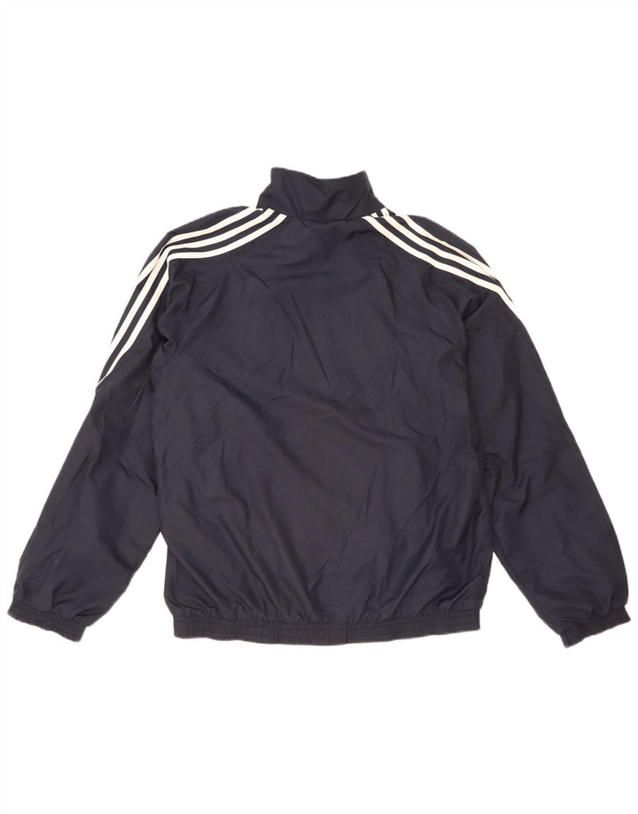 Ανδρική αθλητική φόρμα Adidas Top μπουφάν Small Navy Blue Colorblock Polyester