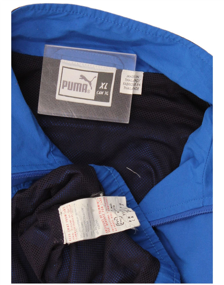 Ανδρική φόρμα Puma Top Jacket XL Blue Colourblock Polyester