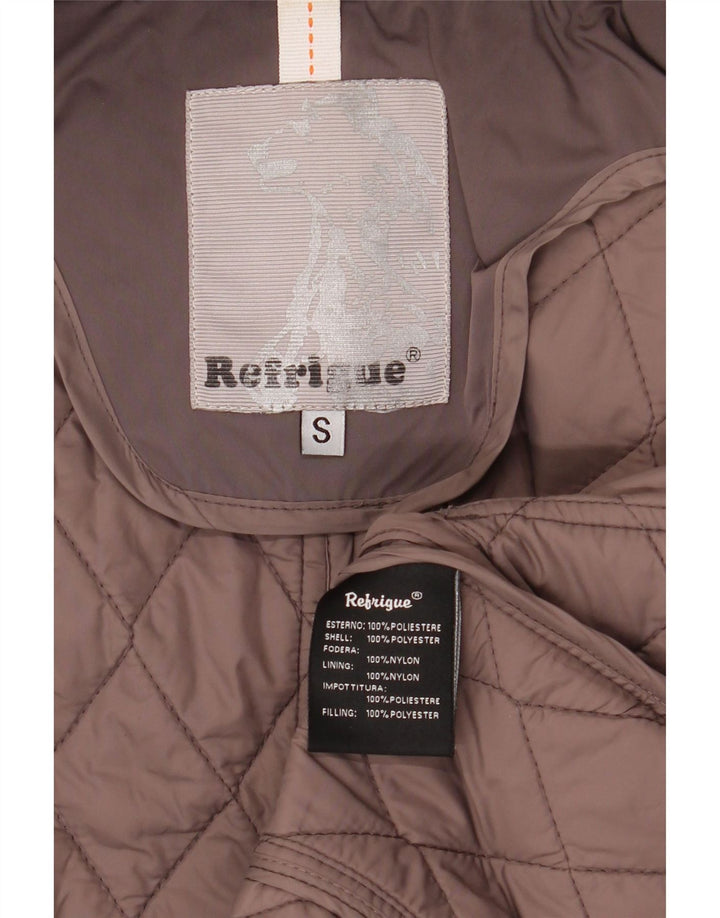 Refrigiwear Γυναικείο Καπιτονέ μπουφάν UK 10 Μικρός Γκρι Πολυεστέρας